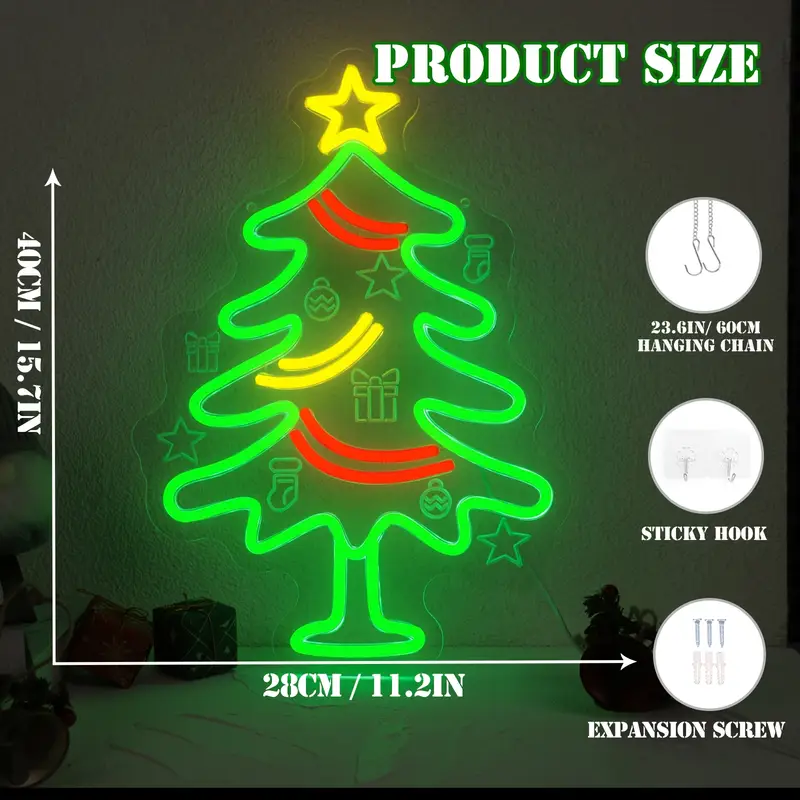 Christmas Festival Decor LED Neon Sign