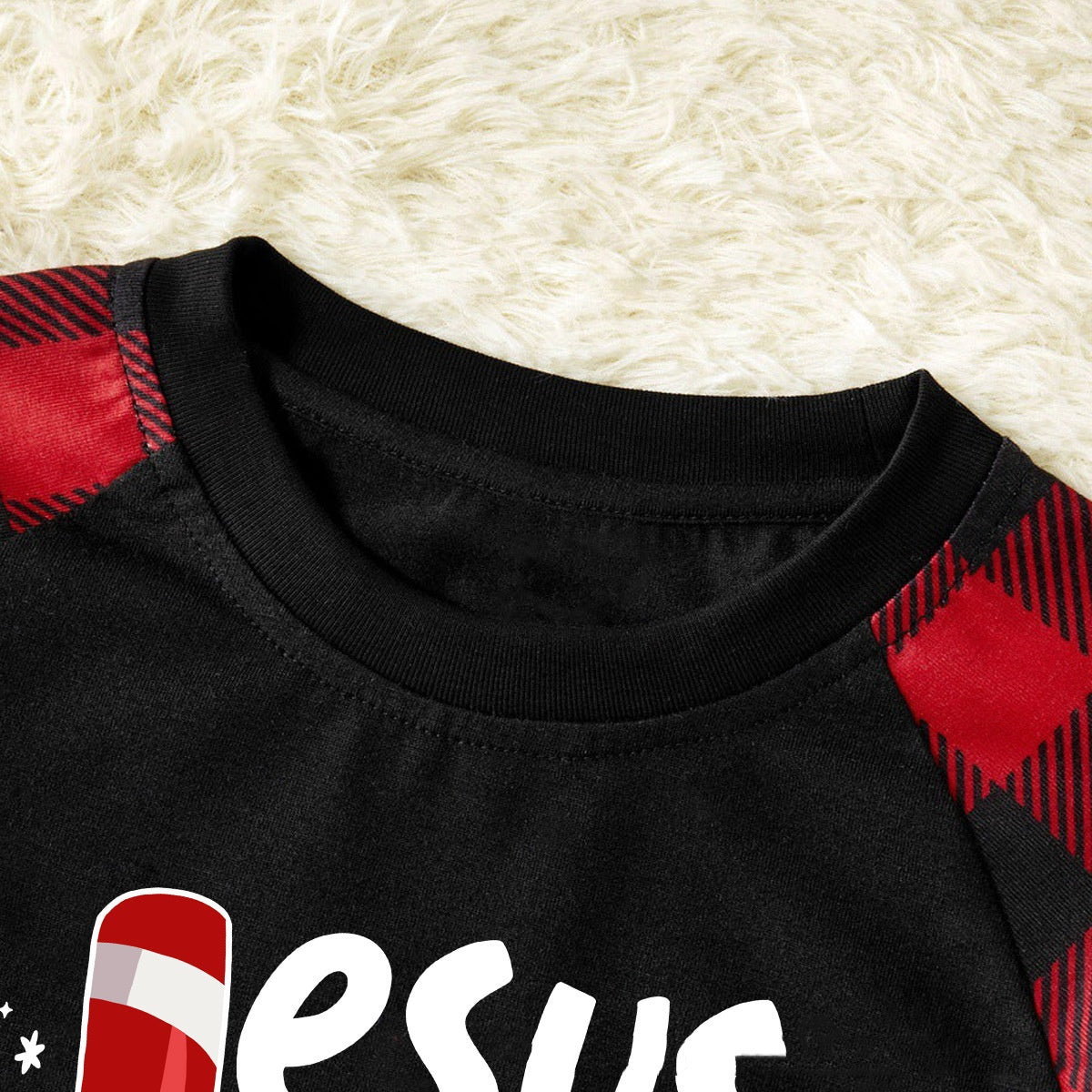 "Jesus is the reason for the season" Plaid Christmas Pajamas