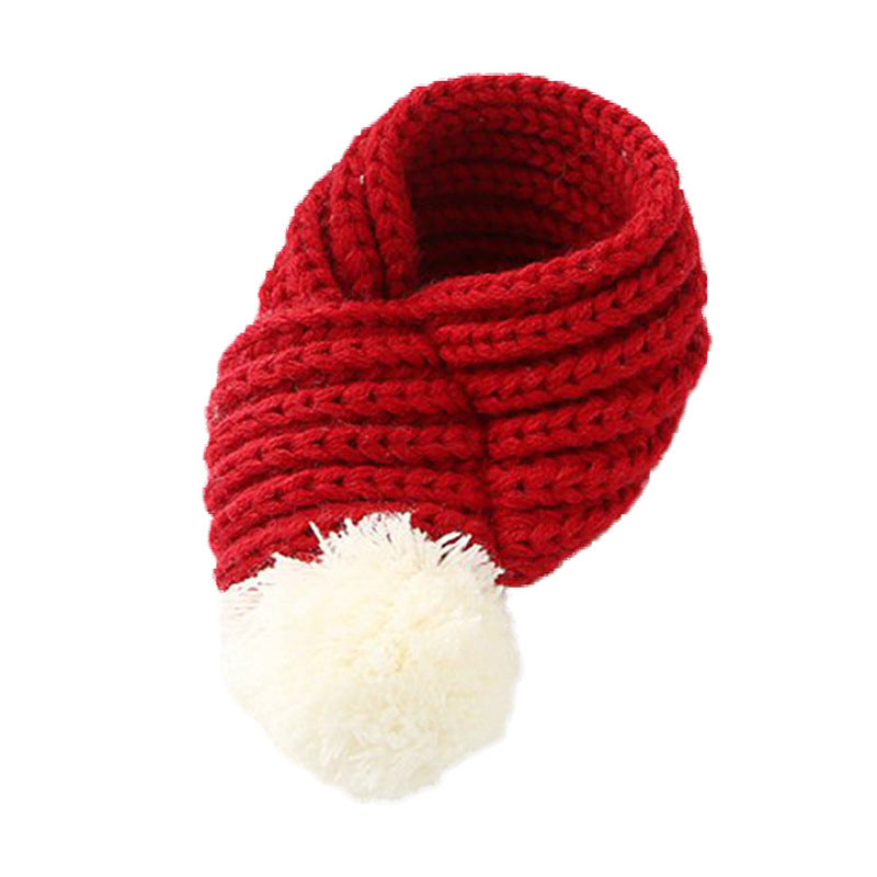Merry Christmas Pet Knitted Scarf