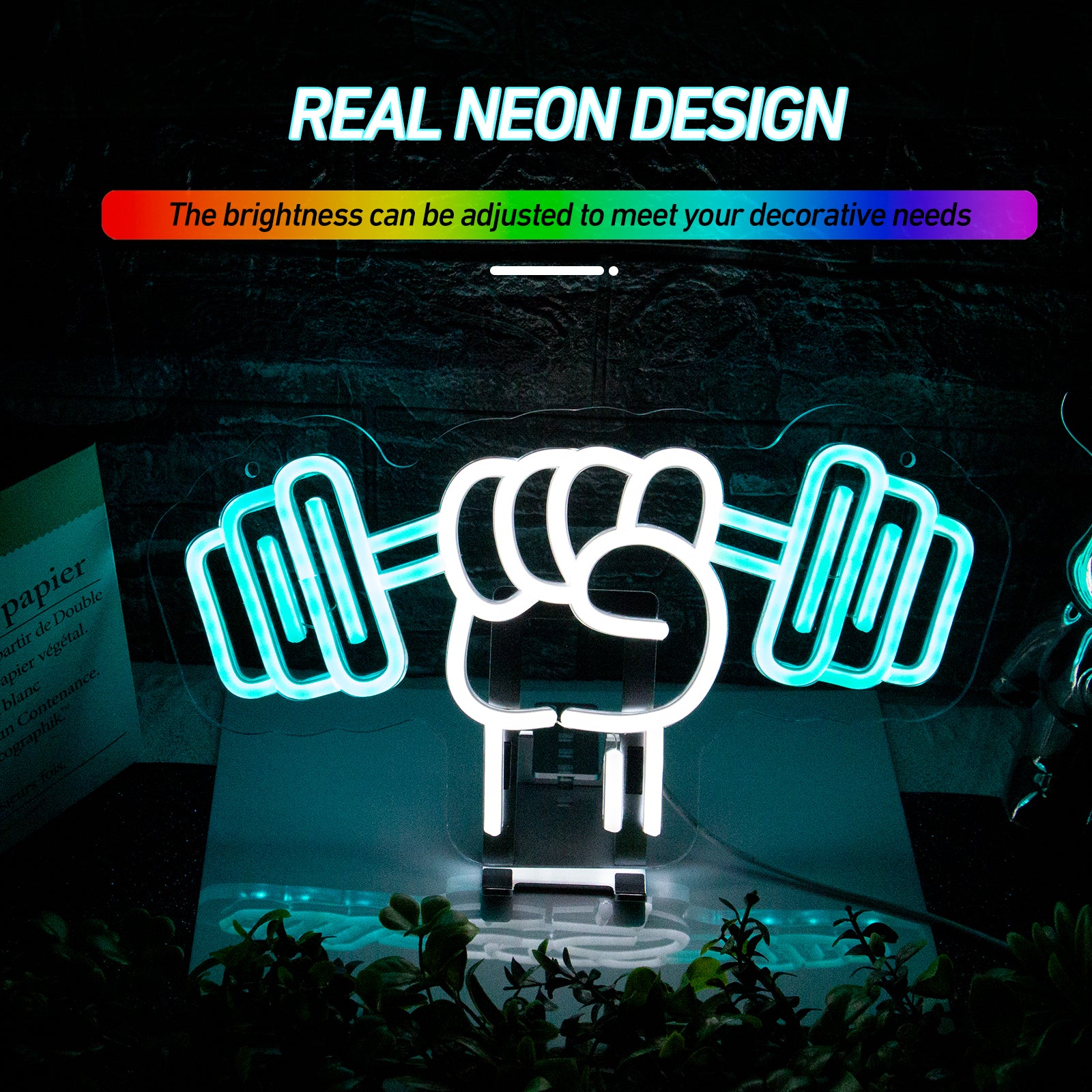 Weightlifting LED Neon Sign