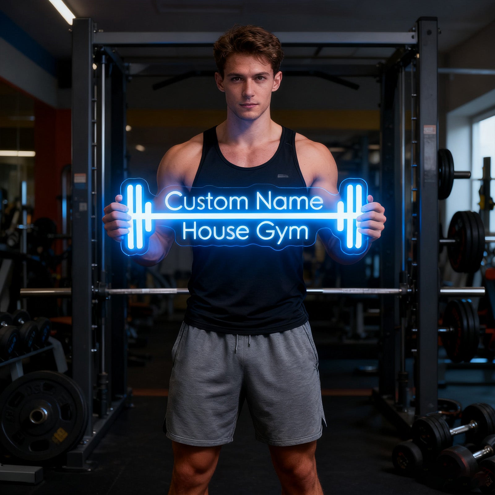 Custom Name House Gym Neon Sign