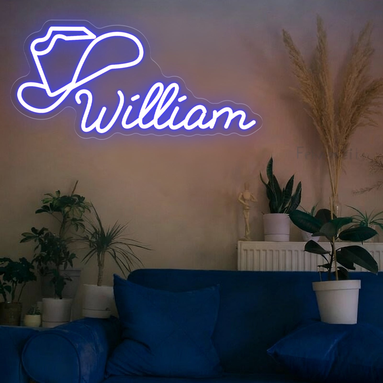 Custom Cowboy Hat Neon Sign