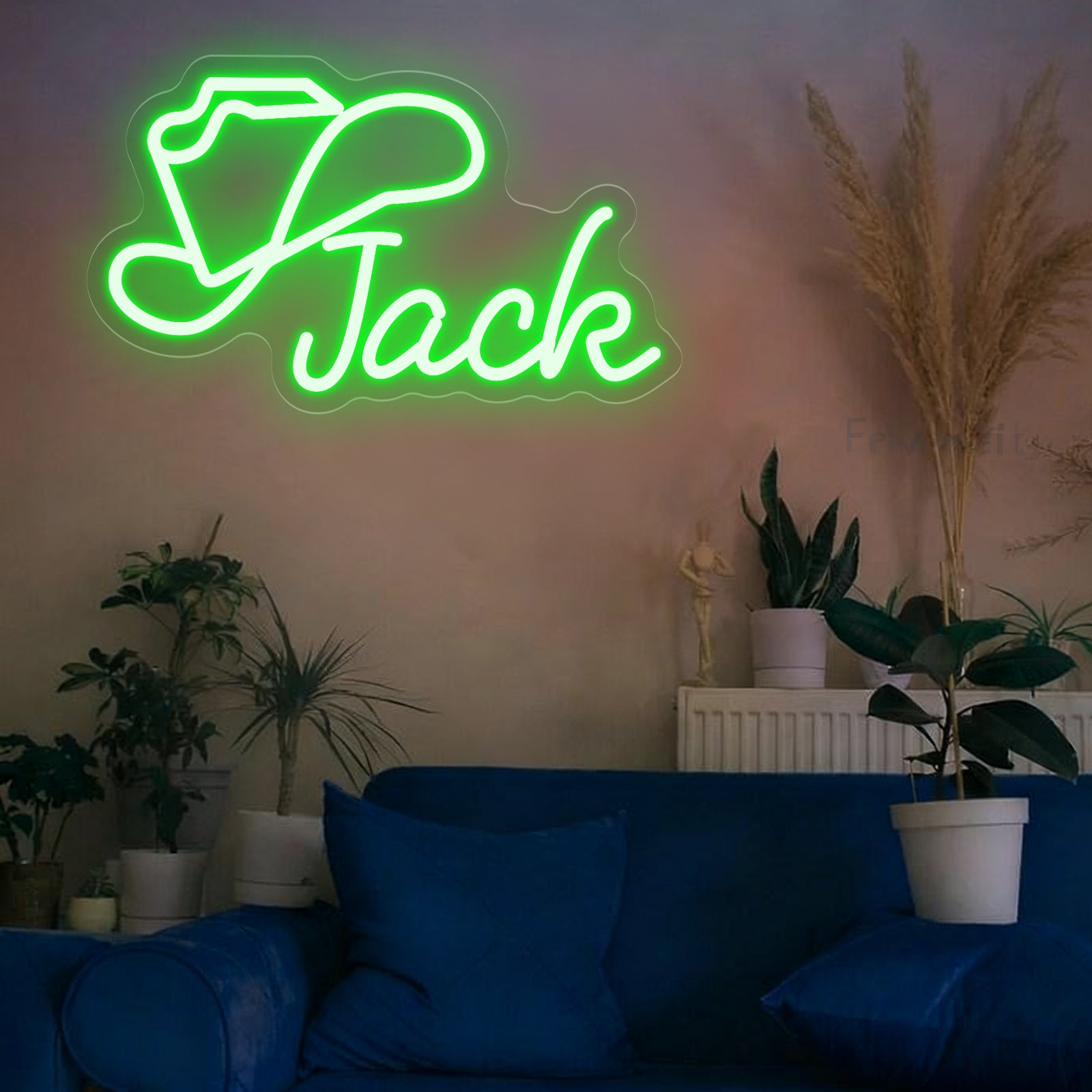 Custom Cowboy Hat Neon Sign