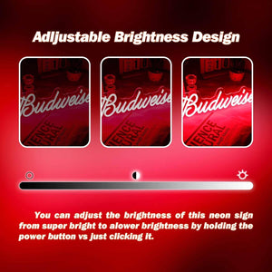 UponRay Budweiser neon light