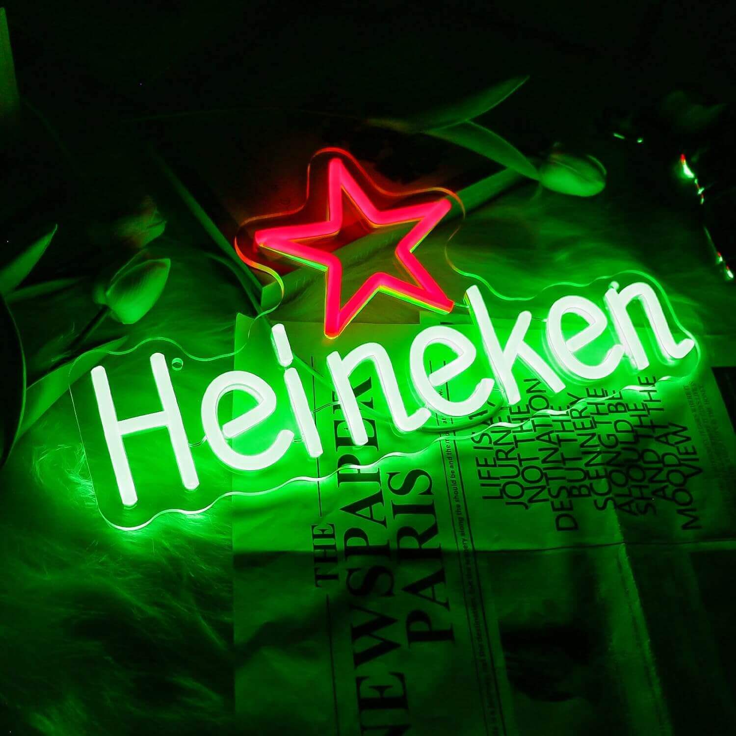 UponRay Heineken Light Neon Sign