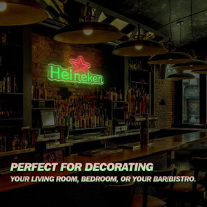 UponRay Heineken Light Neon Sign