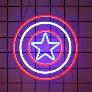 UponRay Shield Neon Sign