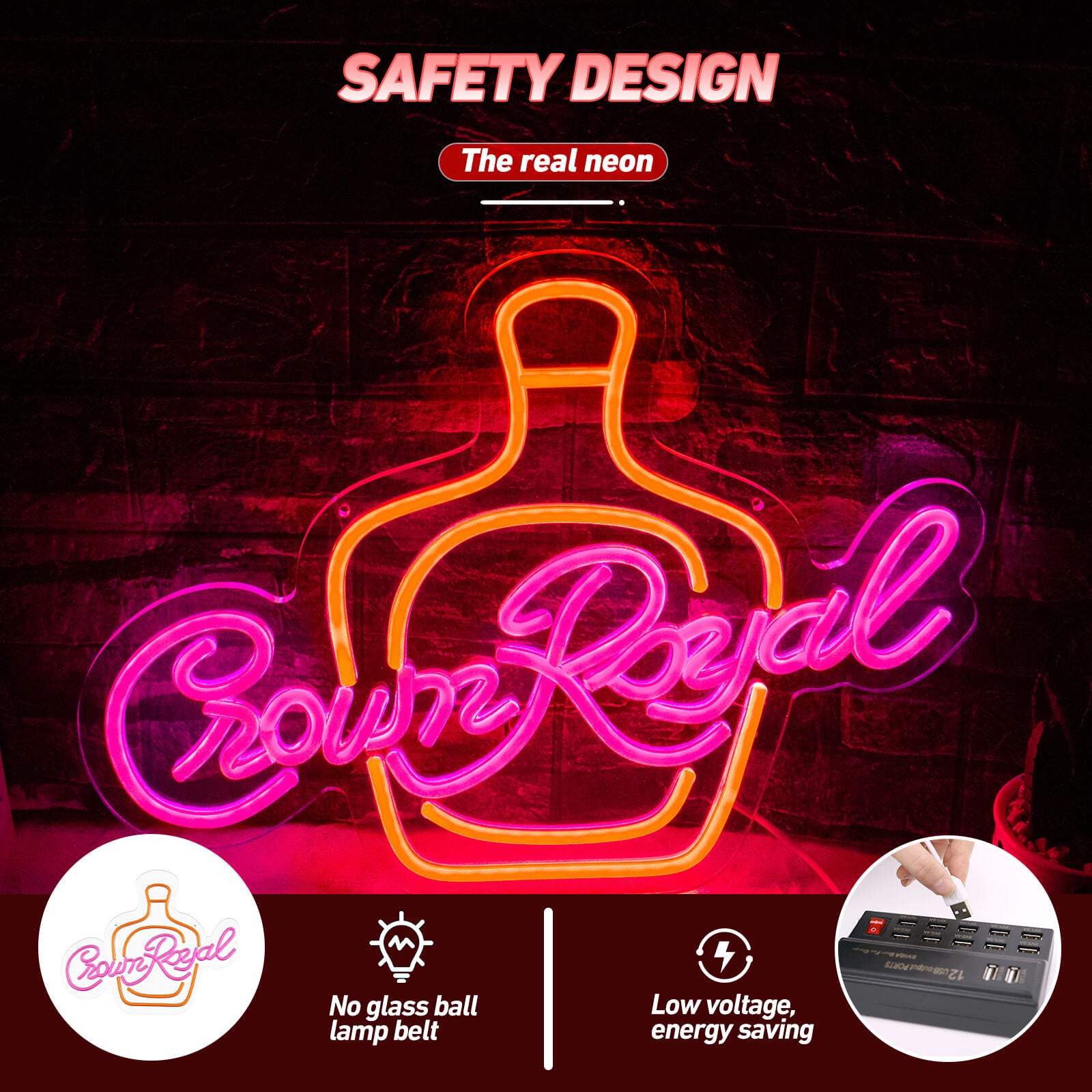 Whiskey LED Neon Sign