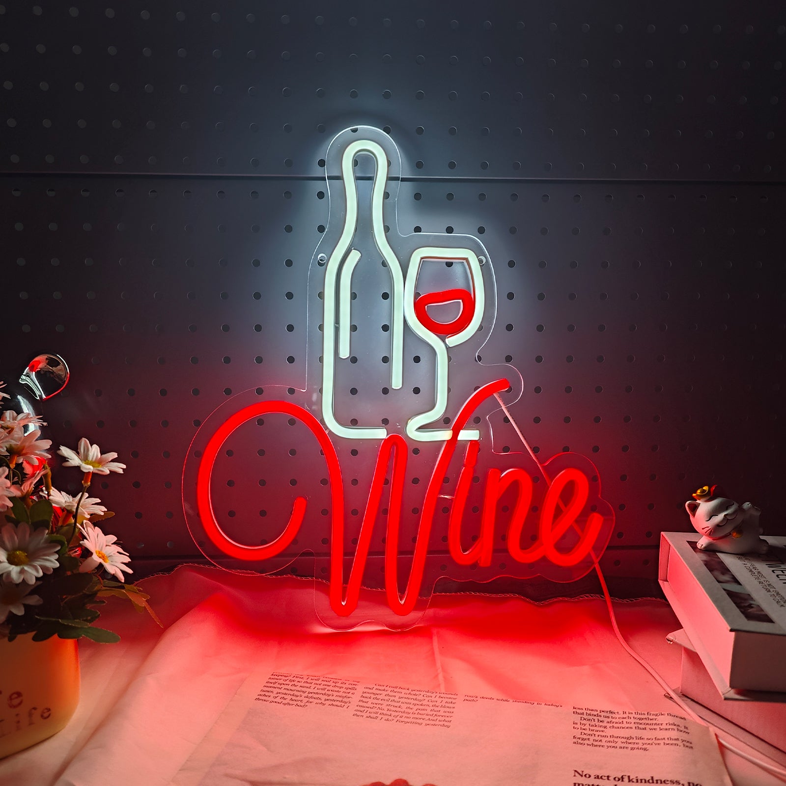 Wine LED Neon Sign