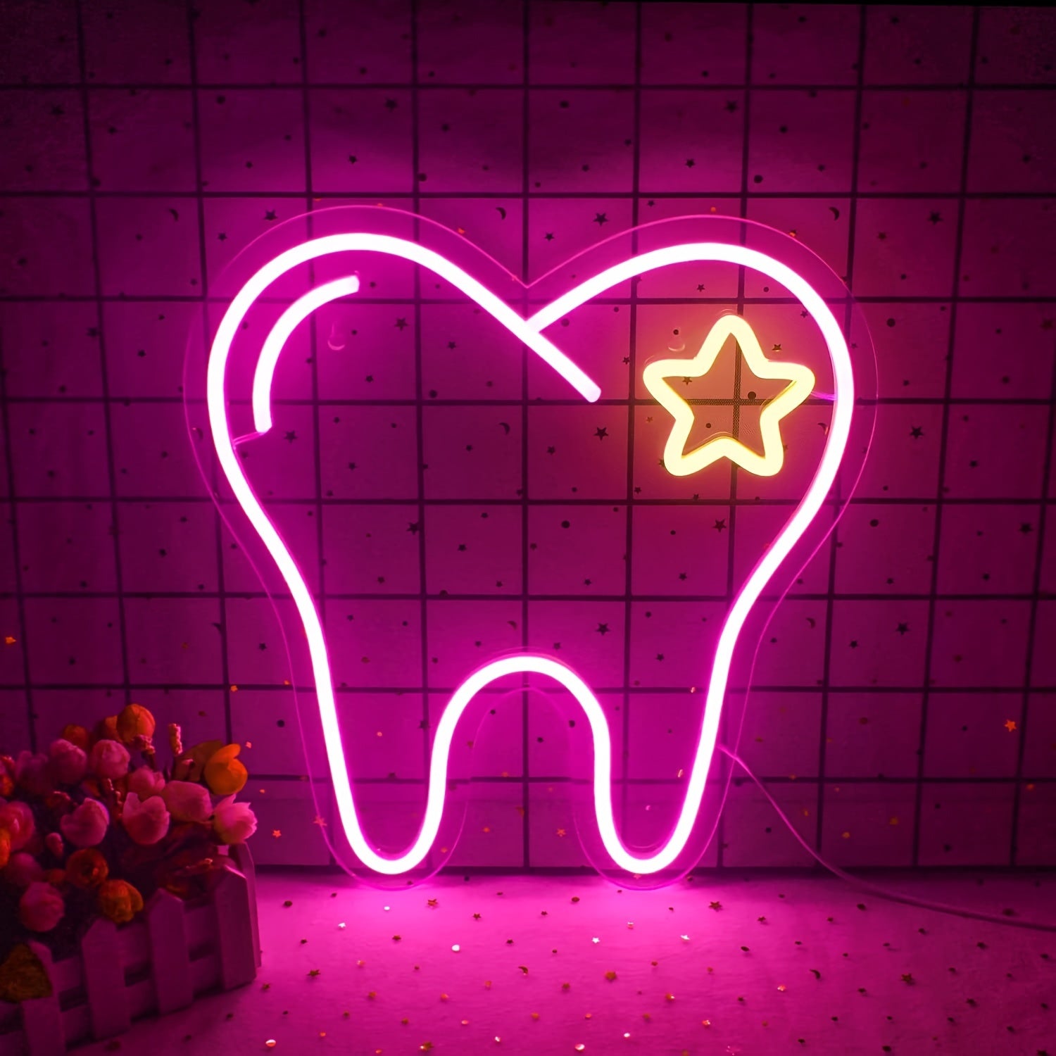 Teeth LED Neon Sign