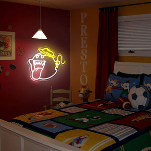 Uponray King Boo Gaming Neon Sign