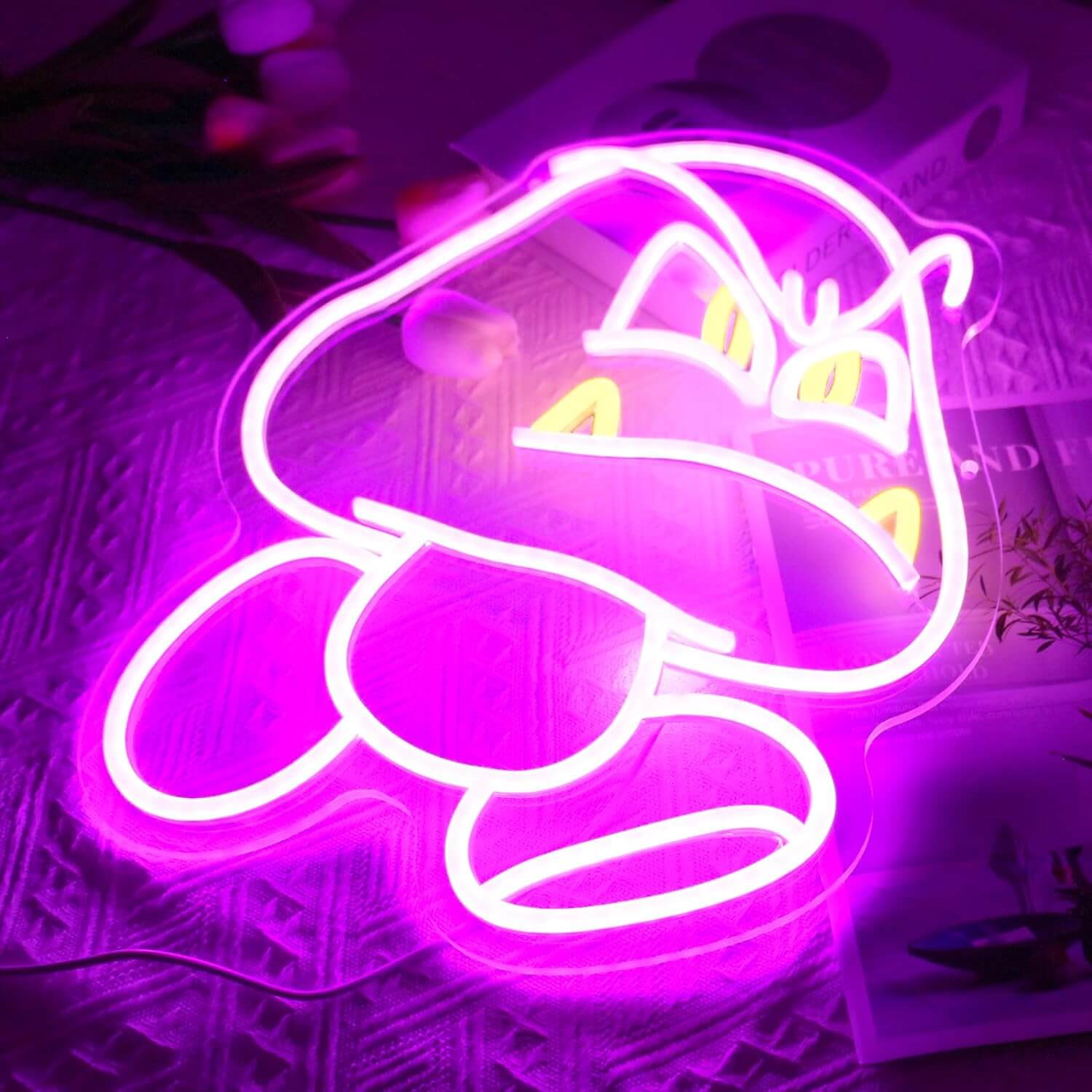 Uponray Mario Villain Neon Signs