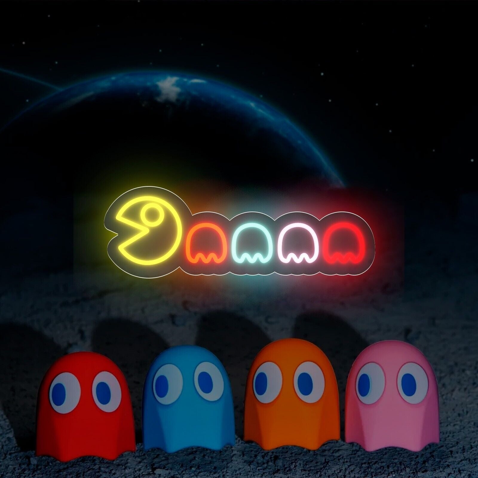 Pac Man Neon Sign