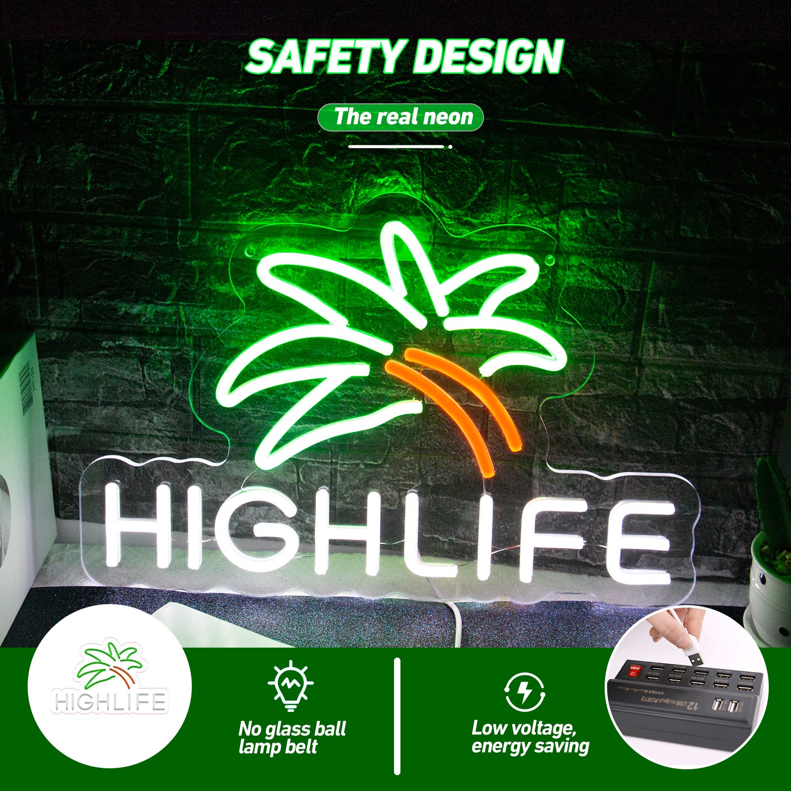 High Life LED Neon Sign