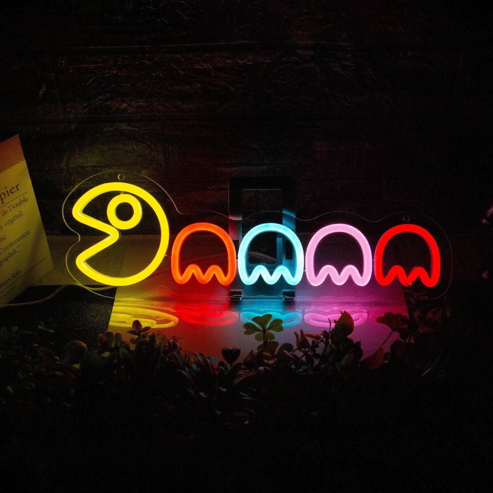 Pac Man Neon Sign
