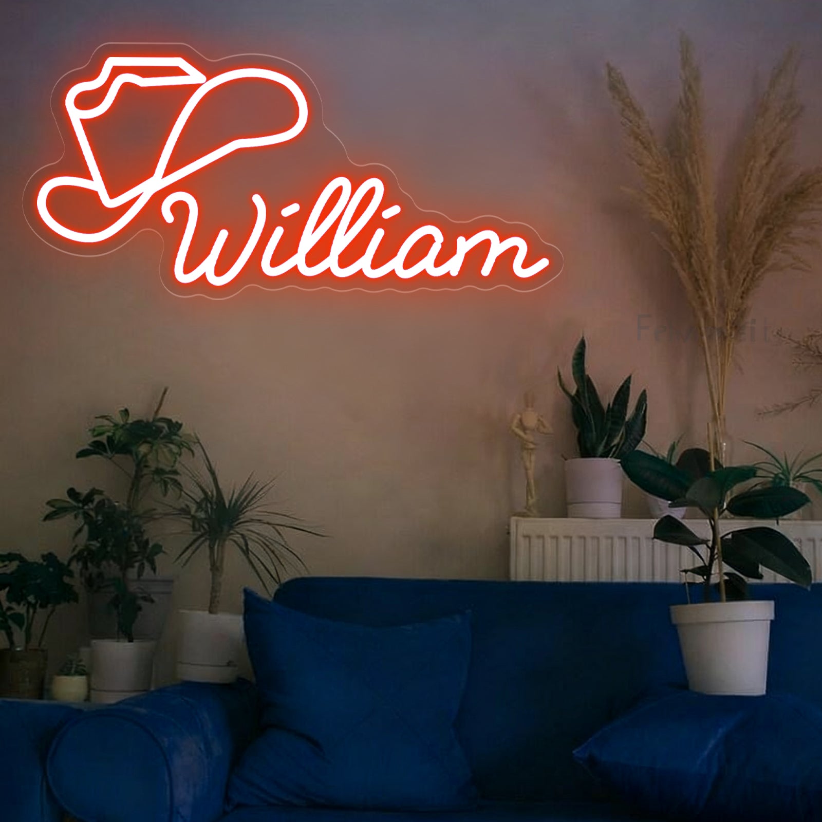 Custom Cowboy Hat Neon Sign