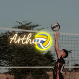 Custom Neon Sign Volleyball with Custom Letters