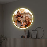 Custom Circular Photo Printed Neon Sign