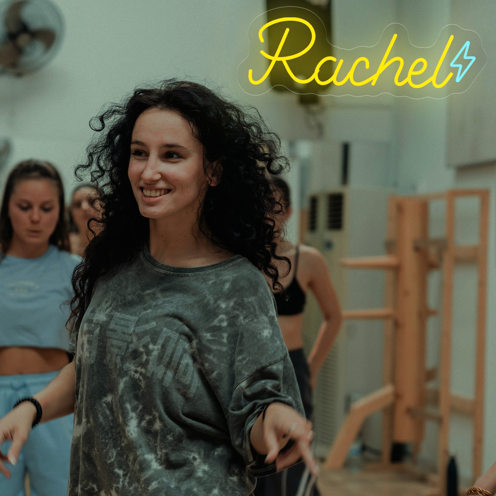 Custom Name Neon Sign with Lightning Bolt