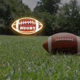 Custom Rugby Neon Sign with Text