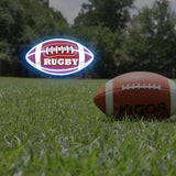 Custom Rugby Neon Sign with Text