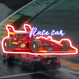 Custom UV Printed Hamilton Racing Car Neon Sign