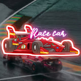 Custom UV Printed Hamilton Racing Car Neon Sign