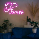 Custom Cowboy Hat Neon Sign