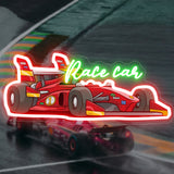 Custom UV Printed Hamilton Racing Car Neon Sign