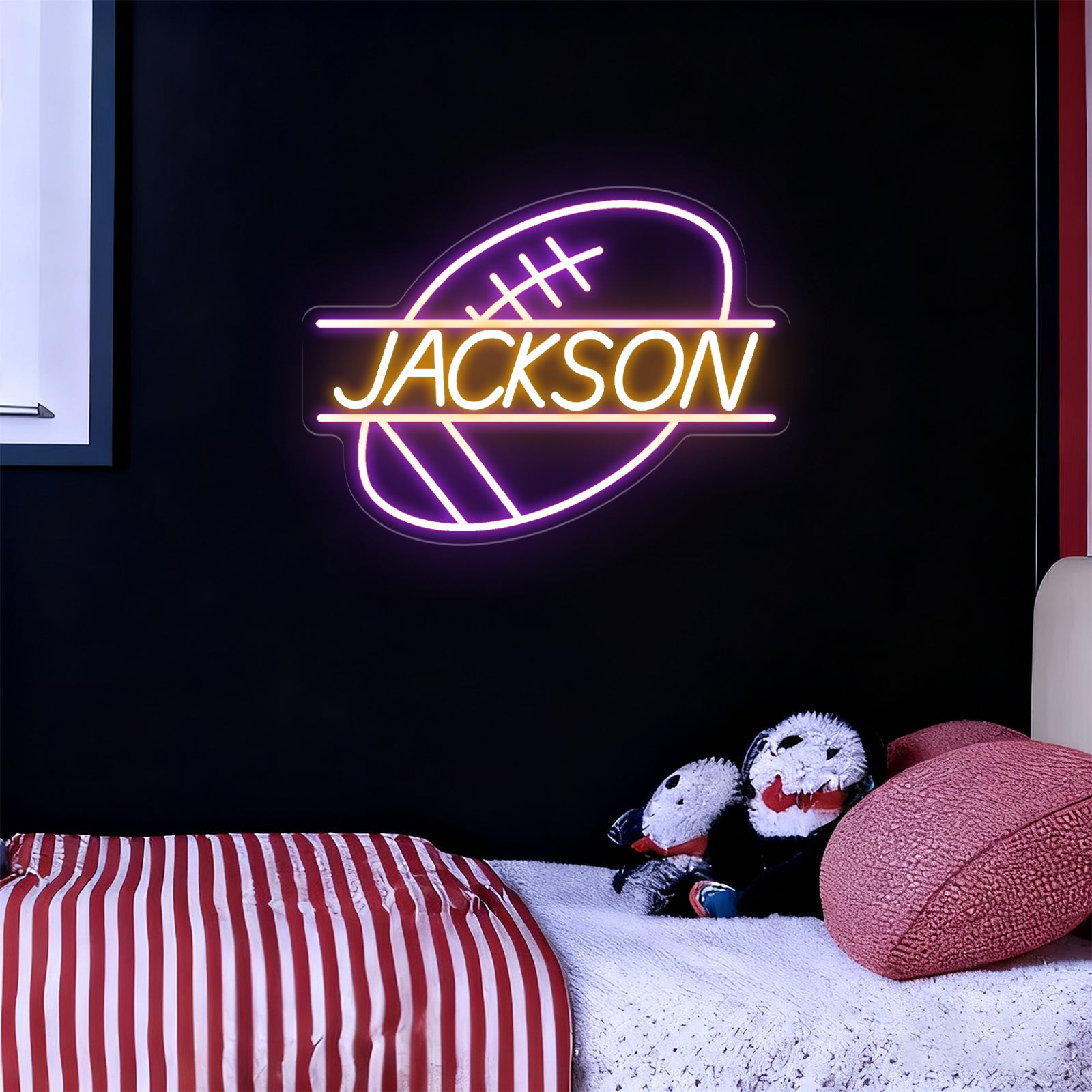 Custom Football Neon Sign