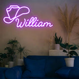 Custom Cowboy Hat Neon Sign