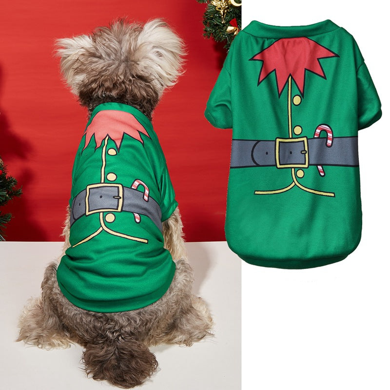 Christmas Santa Puppy Festive T-Shirt
