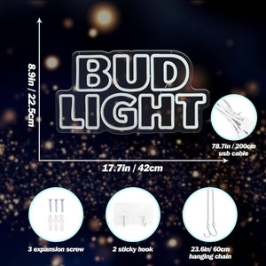 UponRay Bud Light Neon Sign