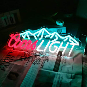UponRay Coors Light Neon Sign