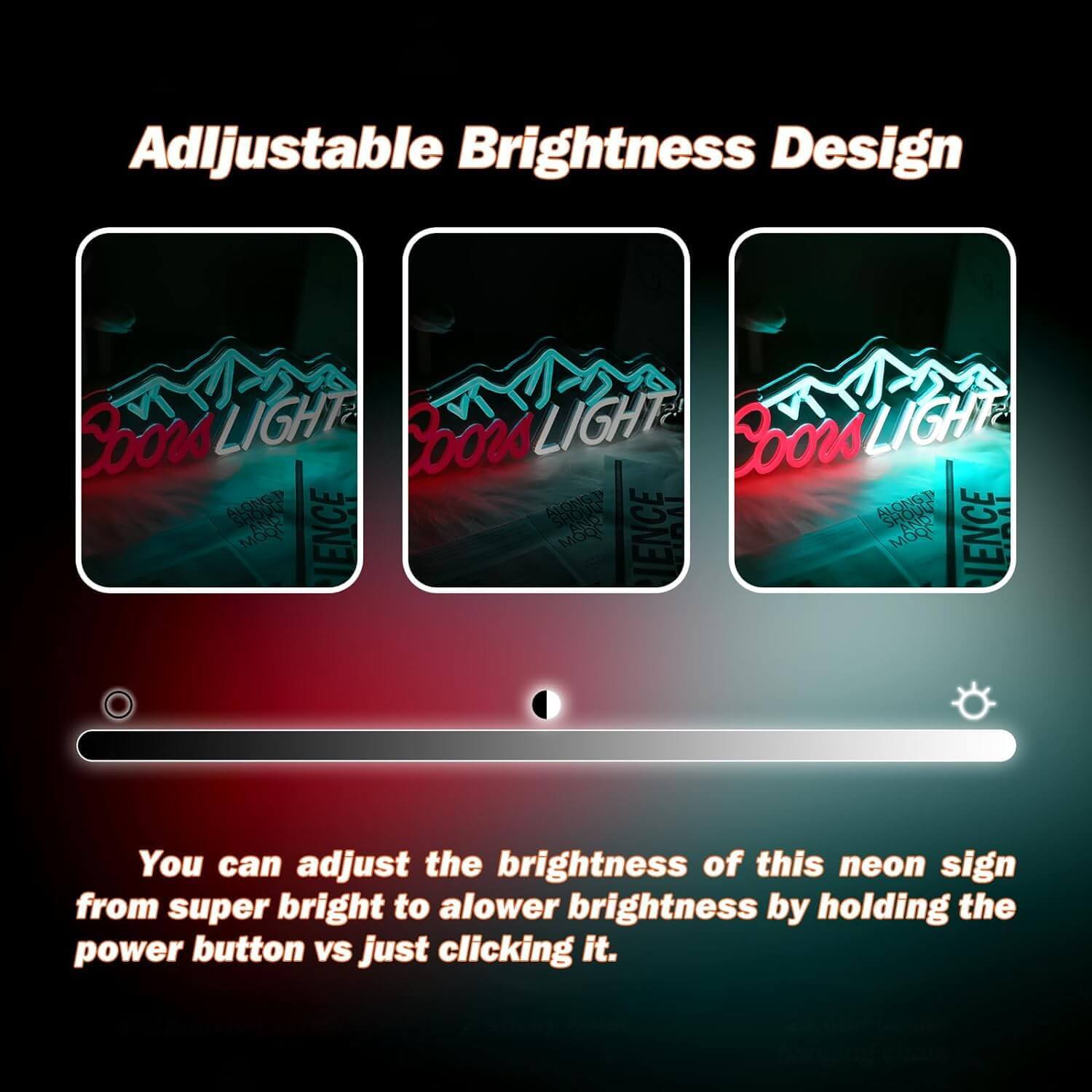 UponRay Coors Light Neon Sign