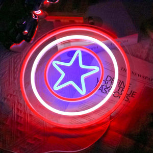 UponRay Shield Neon Sign