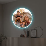 Custom Circular Photo Printed Neon Sign
