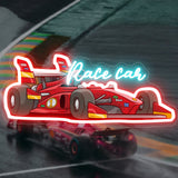 Custom UV Printed Hamilton Racing Car Neon Sign
