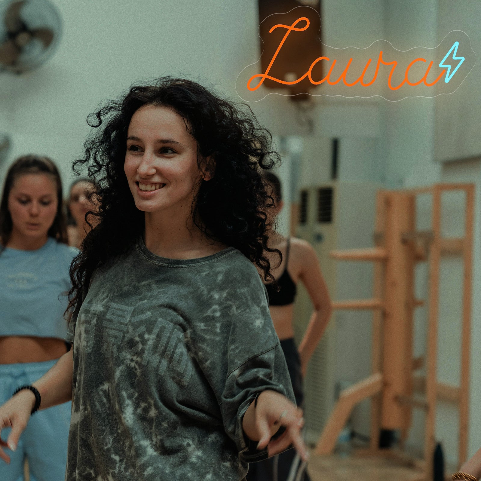 Custom Name Neon Sign with Lightning Bolt