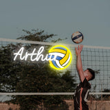 Custom Neon Sign Volleyball with Custom Letters