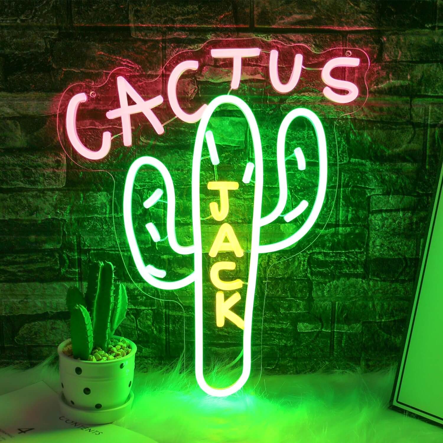 Uponray Cactus Jack Neon Sign 1