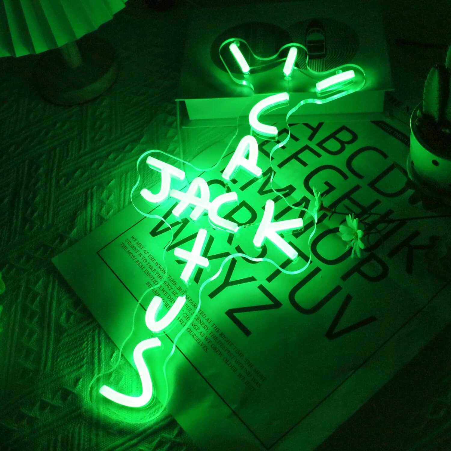 Uponray Cactus Jack Neon Sign 2