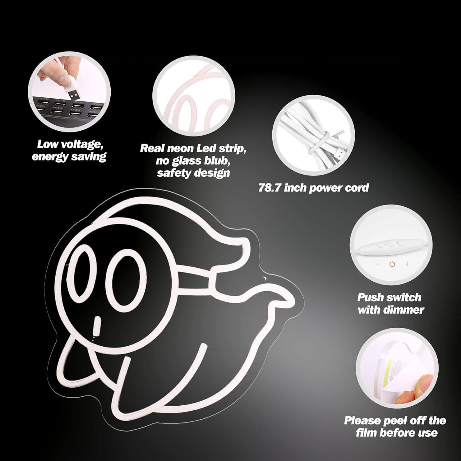 Uponray Alien Neon Sign