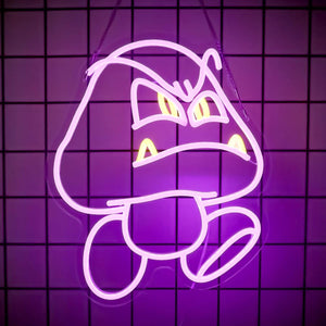 Uponray Mario Villain Neon Signs