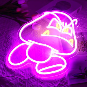 Uponray Mario Villain Neon Signs